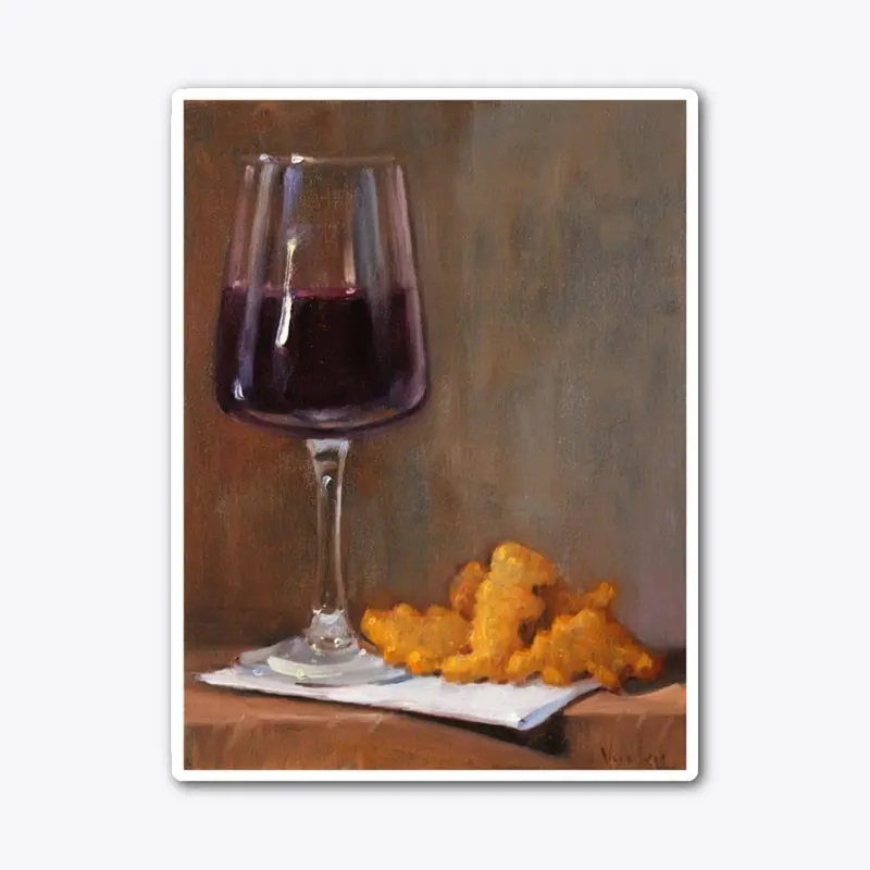 Wine and Dino Nuggs